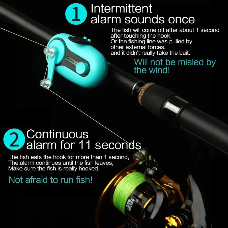 جهاز إنذار صيد جديد إلكتروني م - مراجعة Fishing Rod Casting وسعره