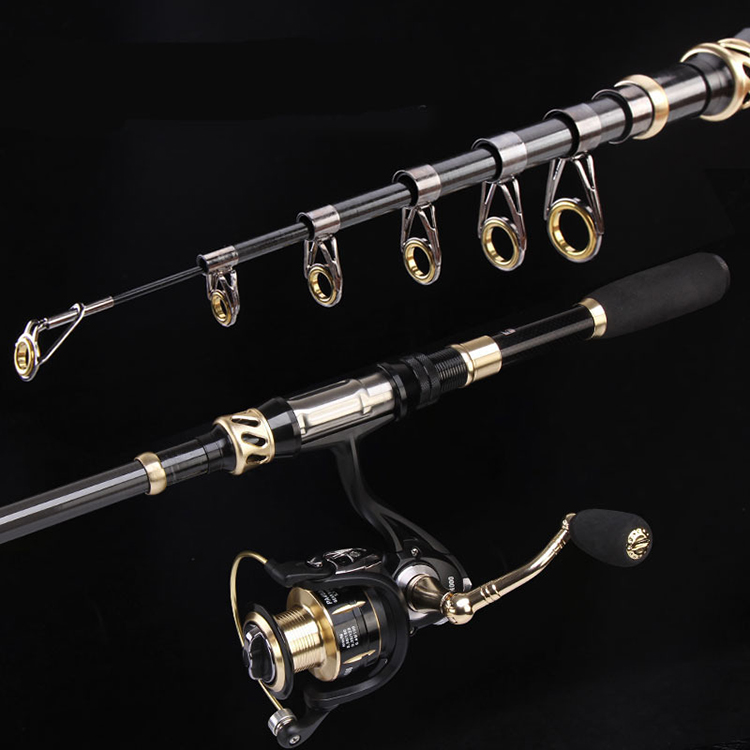 قصبة صيد خفيفة للغاية لصيد الك - مراجعة Fishing Rod Carbon Fiber وسعره