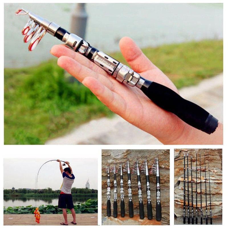قصبة صيد تلسكوبية صغيرة فائقة  - مراجعة Fishing Rod Casting وسعره