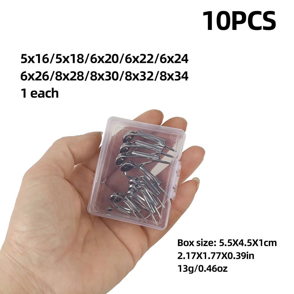 10/40 قطعة من أدوات إصلاح رؤوس - مراجعة Fishing Rod Tip Replacement وسعره